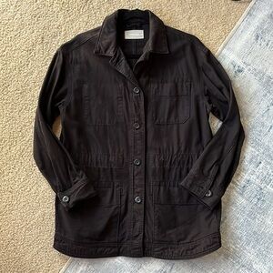 Everlane Black Utility Coat